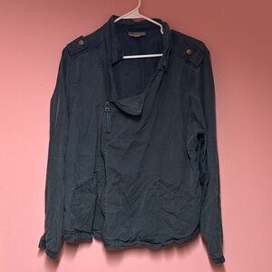 Stylish Gray Utility Jacket for Women